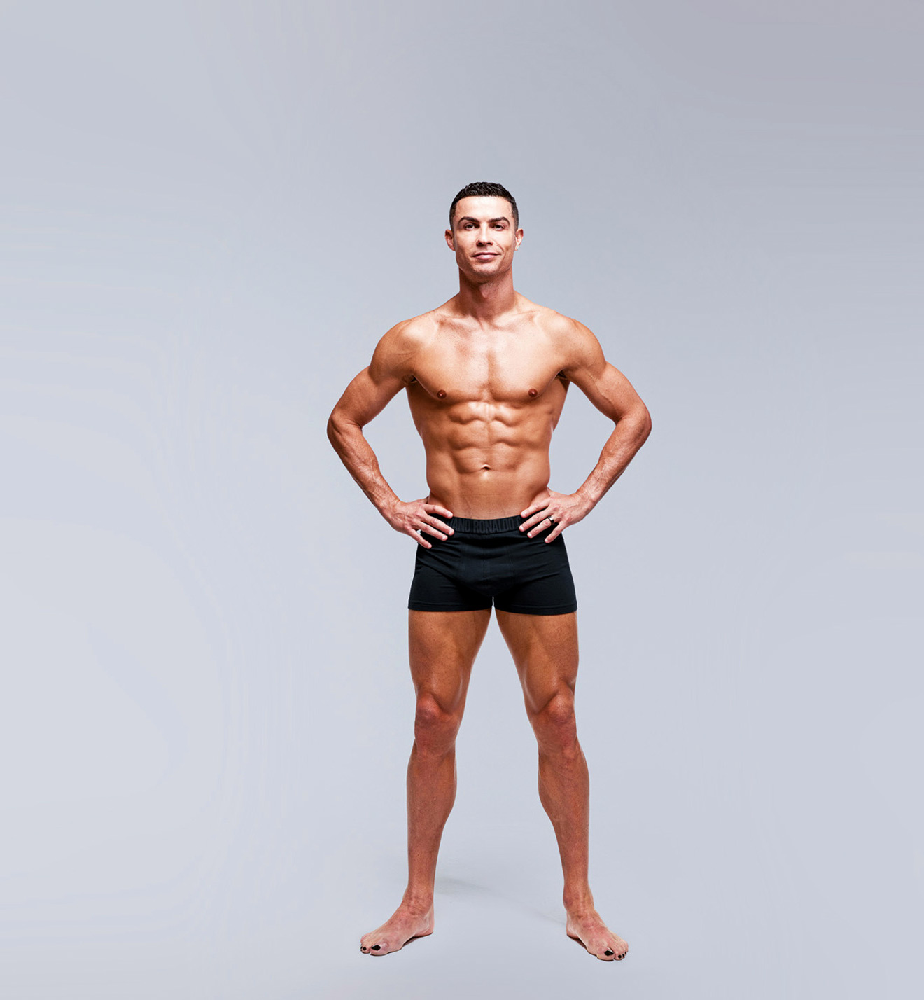 CR7 Christian Ronaldo Herren Shorty Pyjama, 2-tlg. (Weiß, L) – Bild 4 von 4