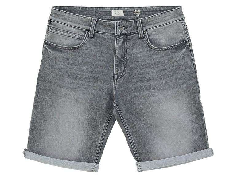 Gehe zu Vollbildansicht: QS by s.Oliver Herren Denim-Shorts mit Baumwolle - Bild 2