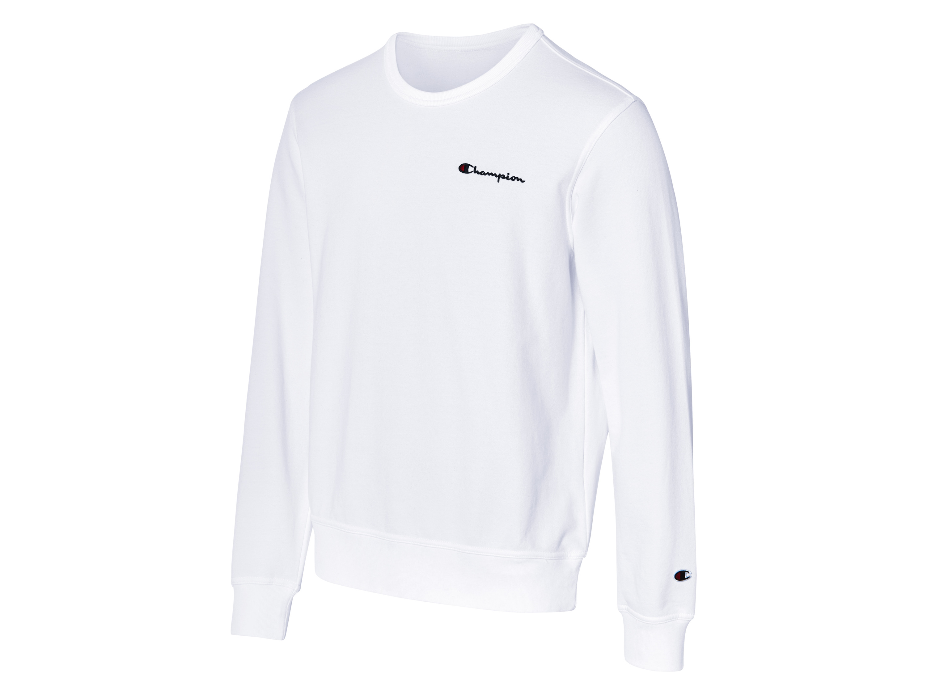 Champion Damen Sweatshirt (Weiß, L)““ | schwarz Muster: – Detail: komfortabel und leicht