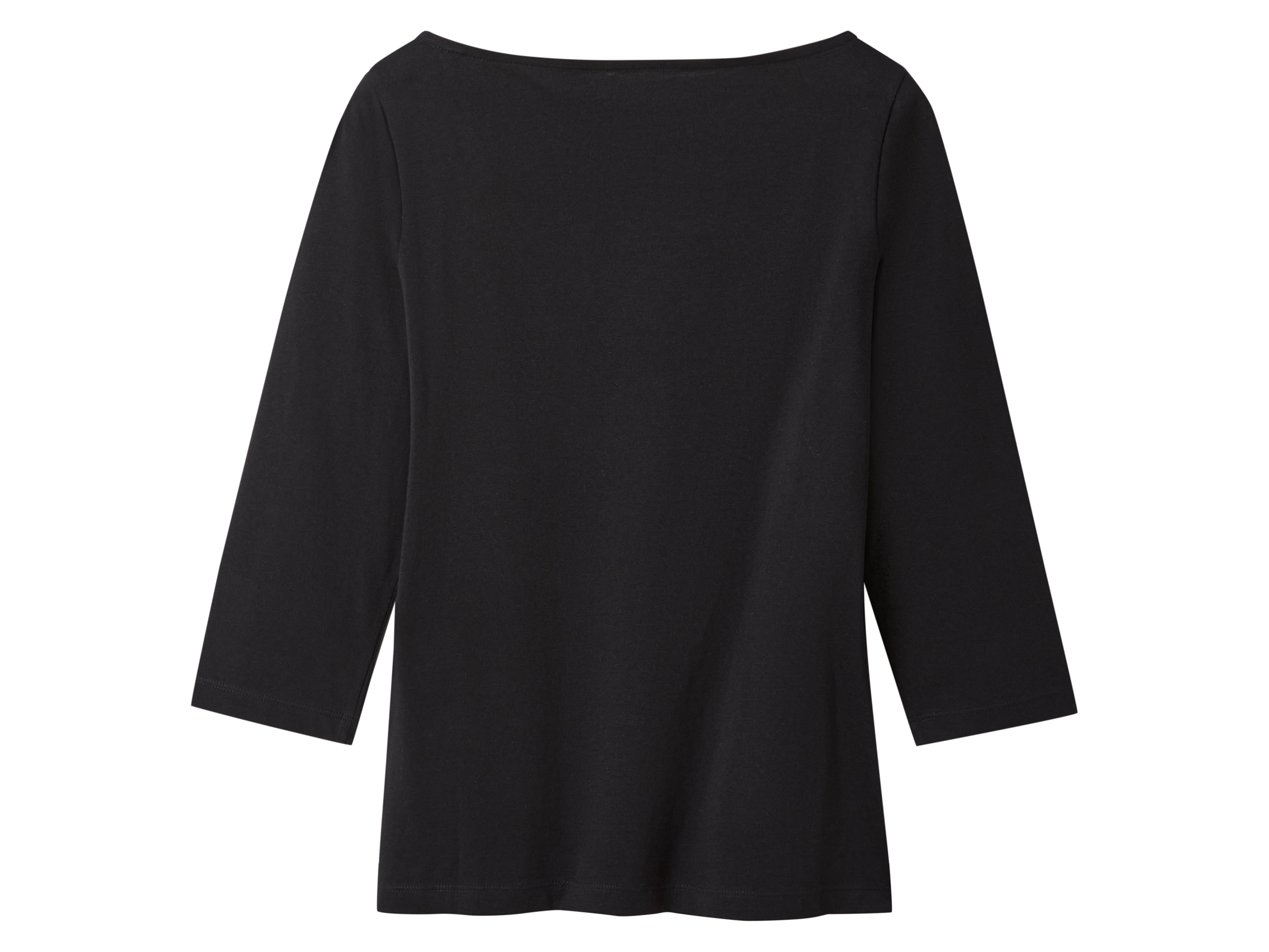 Thumbnail - esmara® Damen Langarmshirt 3/4 Arm, 2 Stück (Schwarz/weiß, L(44/46))