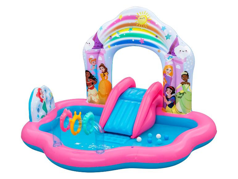 Disney Princess aufblasbares Planschbecken mit Rutsche.