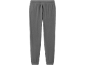 Schwarze Jogginghose mit elastischem Bund und Rippbündchen.