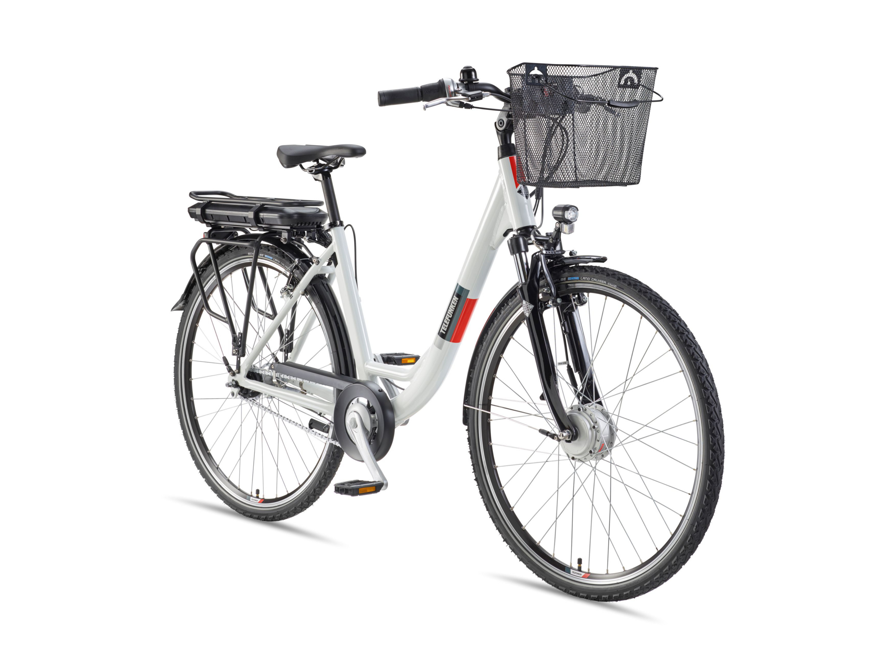 TELEFUNKEN Multitalent RC657-S Citybike E-Bike 28 Z (alpinaweiß)""