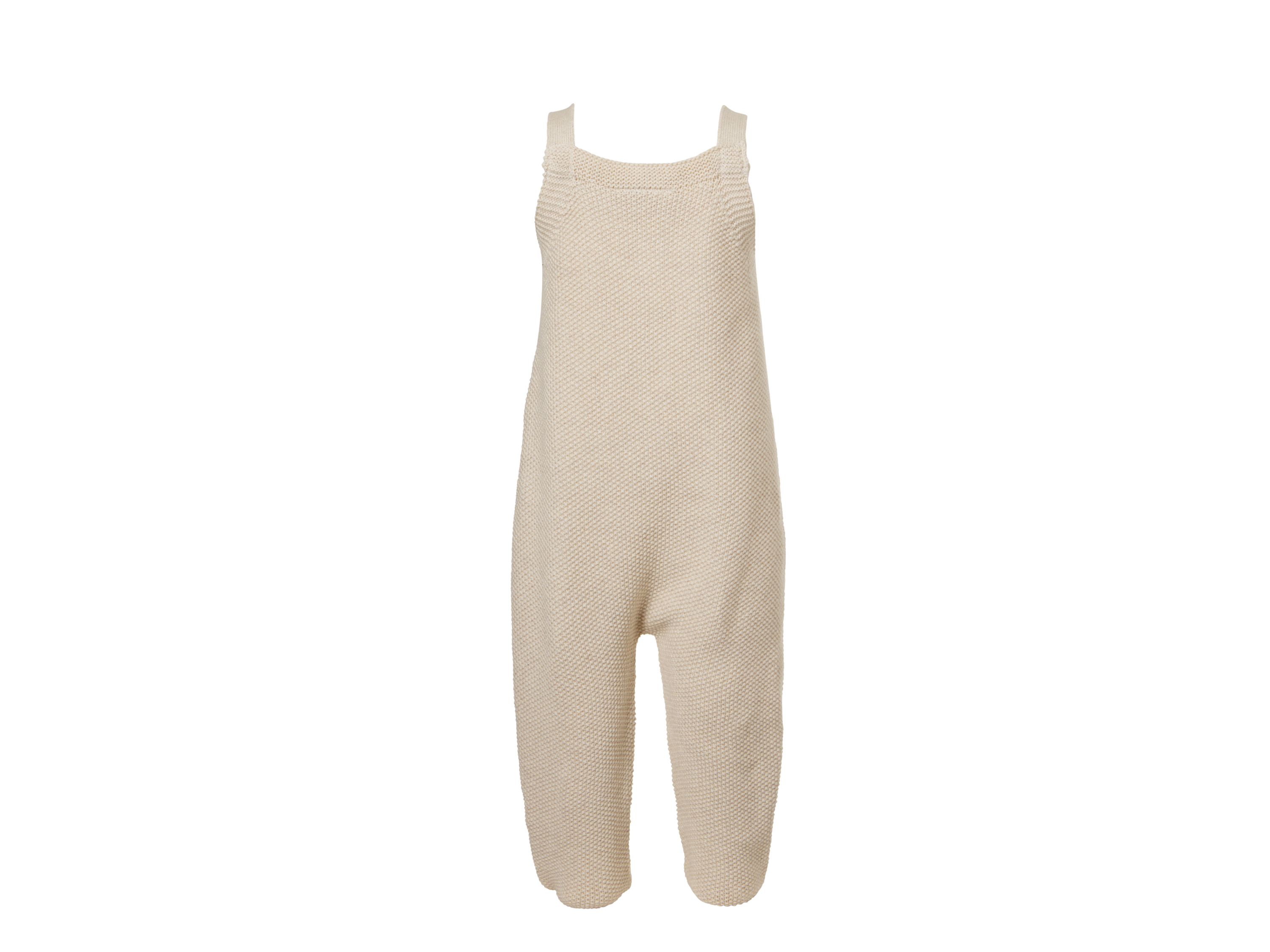 LUPILU® Baby Strick-Latzhose (Beige, 86/92) – Bild 3 von 4