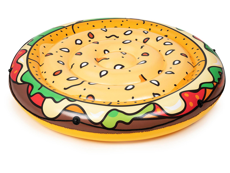 Aufblasbarer Hamburger-Schwimmring.