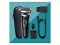 Braun Series 7 Elektrorasierer mit Ladegerät, Bürste und Etui.