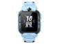 Hellblaue Smartwatch mit Kamera, die die Uhrzeit 10:08 und das Datum SA ⚡ 80 anzeigt.