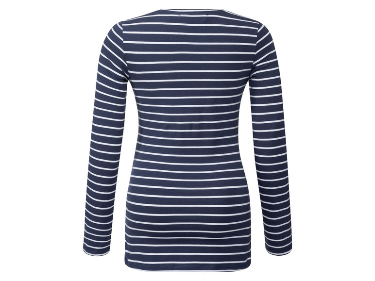 Gehe zu Vollbildansicht: bellybutton Damen Umstands-Langarmshirt, mit hohem Baumwolle - Bild 6