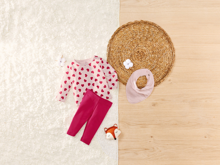 Gehe zu Vollbildansicht: lupilu® Baby Set, 3-teilig, aus reiner Bio-Baumwolle - Bild 11