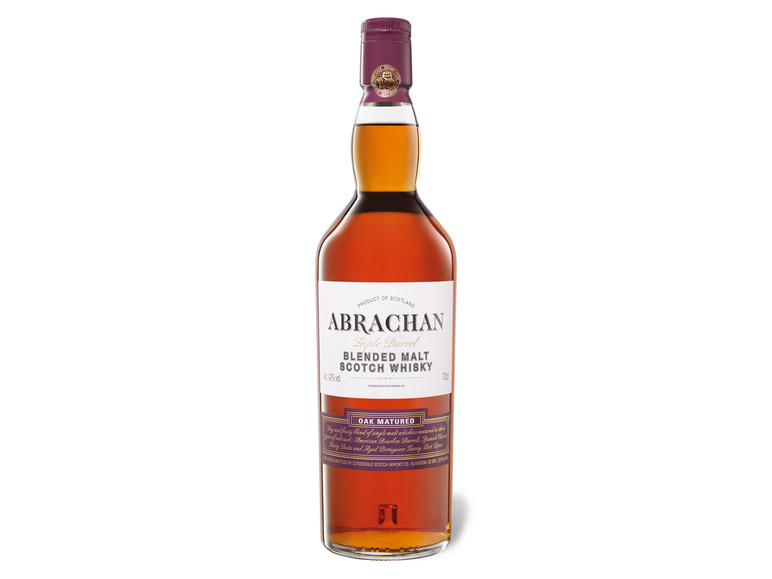 Gehe zu Vollbildansicht: Abrachan Triple Barrel Blended Malt Scotch Whisky 42 % Vol - Bild 1