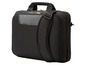 Eine schwarze Everki-Laptoptasche mit Schultergurt.