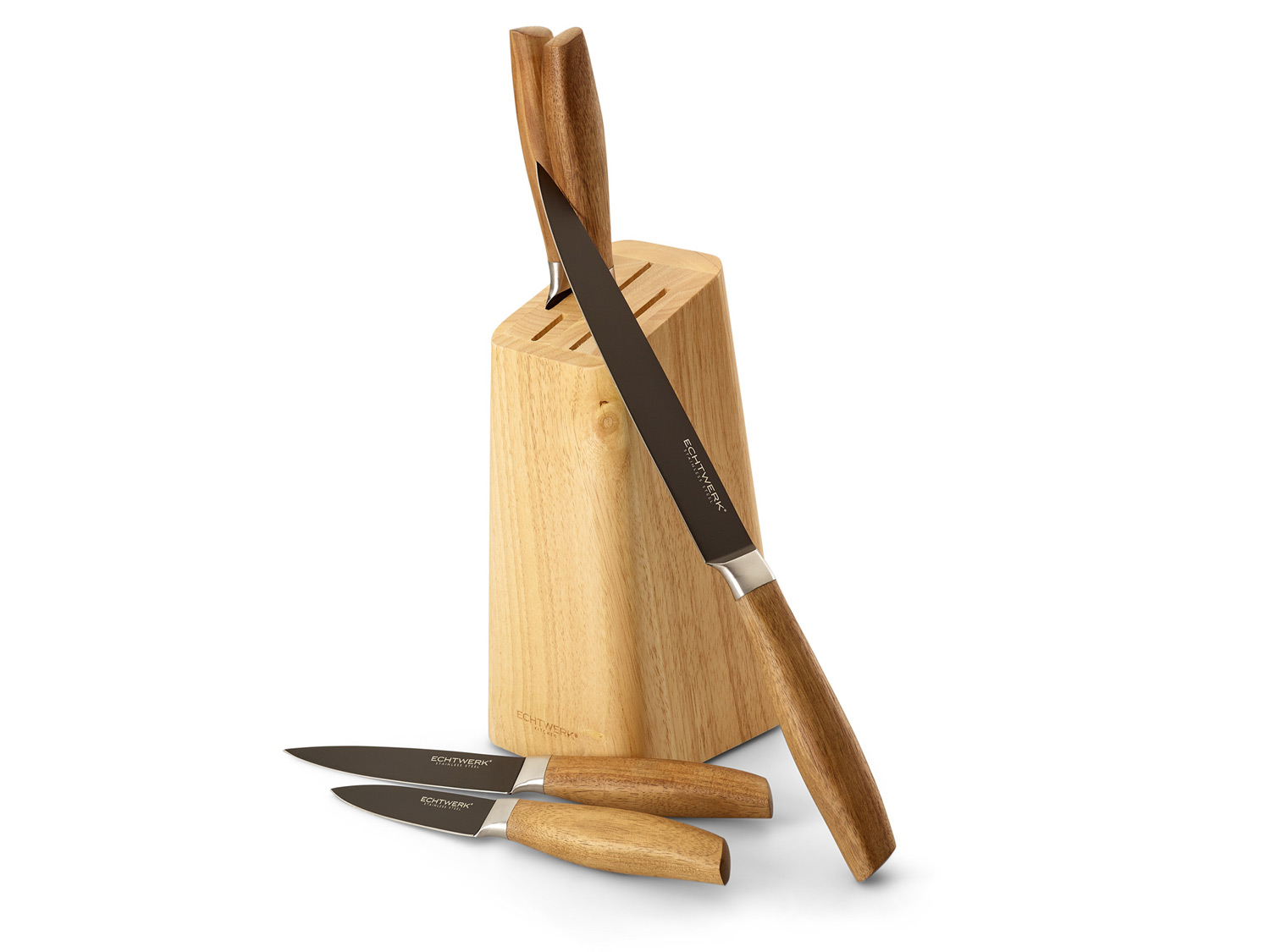 Thumbnail - ECHTWERK Messerblock Set Classic - Black Edition, 6tlg.