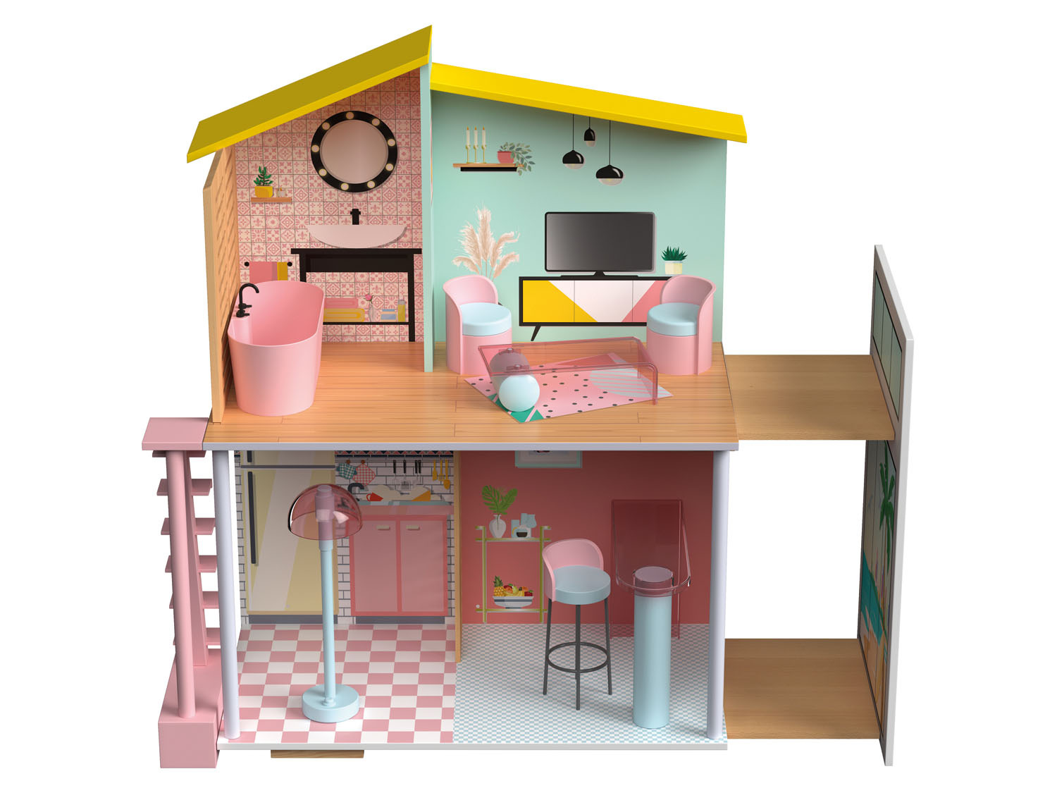 LIDL Doll | Fashion Playtive 2 Puppenhaus, Etagen