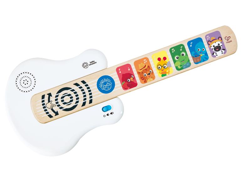 Baby Einstein Spielzeuggitarre mit bunten Tieren und Soundtasten.