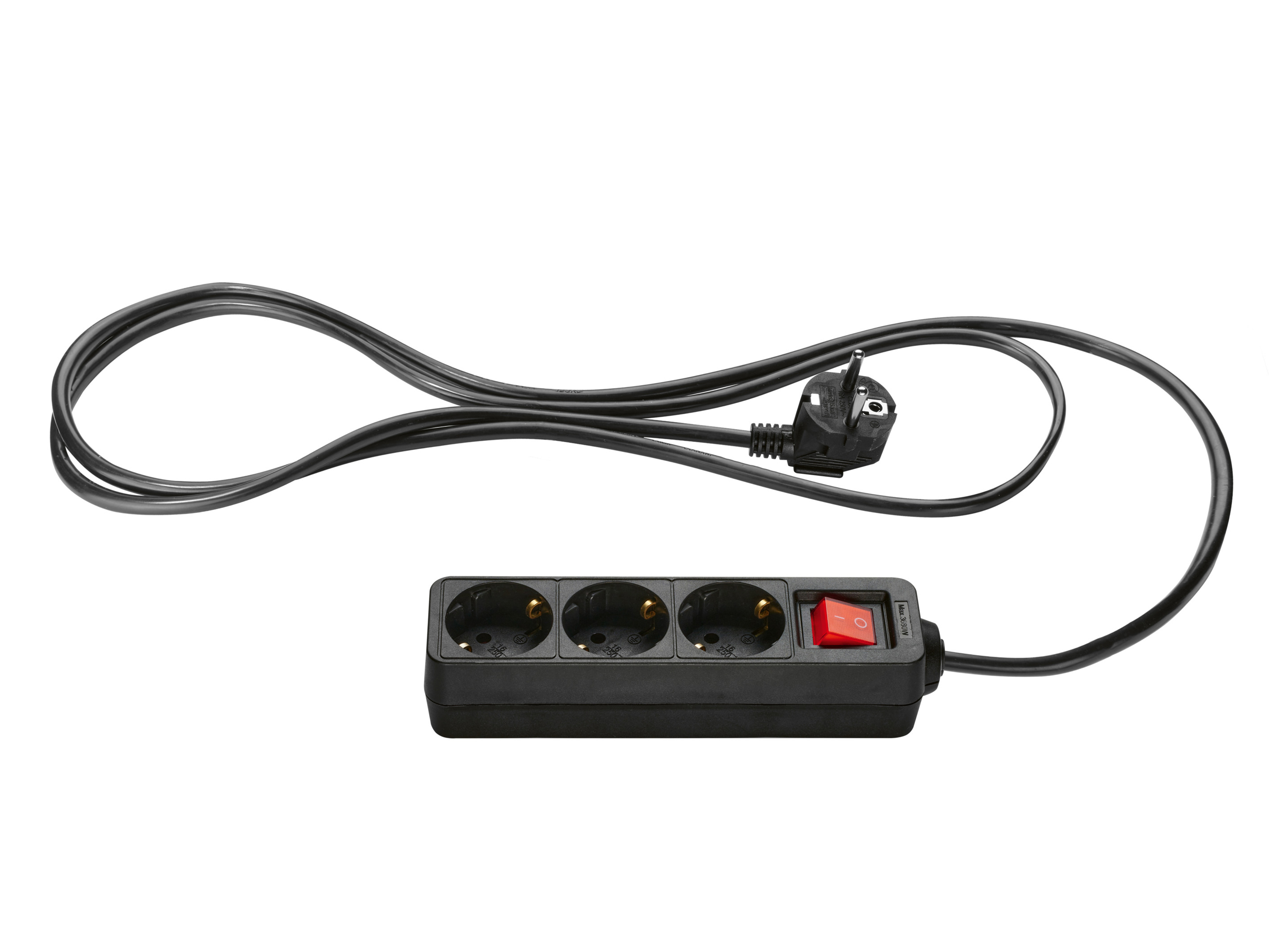 SILVERCREST® Tischsteckdosenleisten (3-fach schwarz)““ | 04052916332436