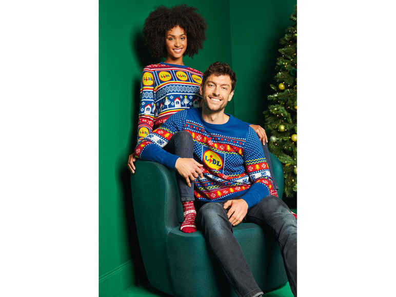 Gehe zu Vollbildansicht: LIVERGY® Herren LIDL-Weihnachtspullover mit Bündchen - Bild 7