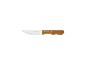 Steakmesser mit gezackter Klinge und Holzgriff