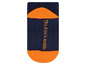 Blaue Socken mit orangenen Akzenten von TM & Co Uni & Ambit.