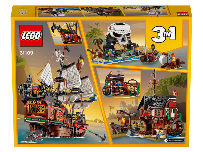 Gehe zu Vollbildansicht: LEGO® Creator 31109 »Piratenschiff« - Bild 10