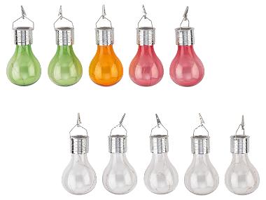 LIVARNO® LED-Solar-Glühbirnen, 5 Stück
