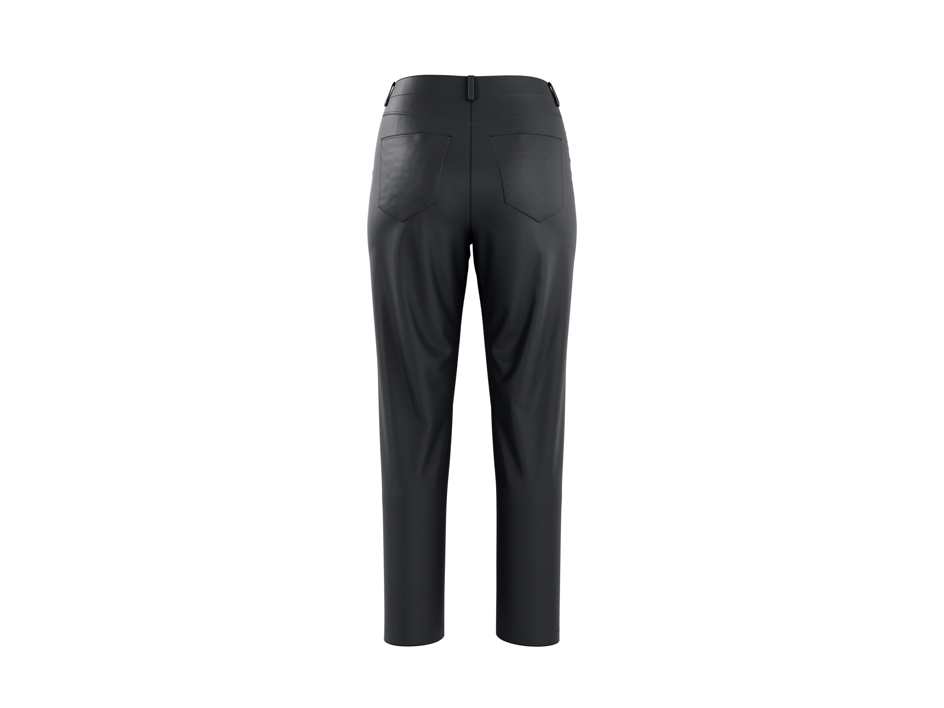 ESMARA® Damen Hose Slim Fit (Schwarz, 42) – Bild 4 von 4