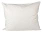 Weißer Kissenbezug