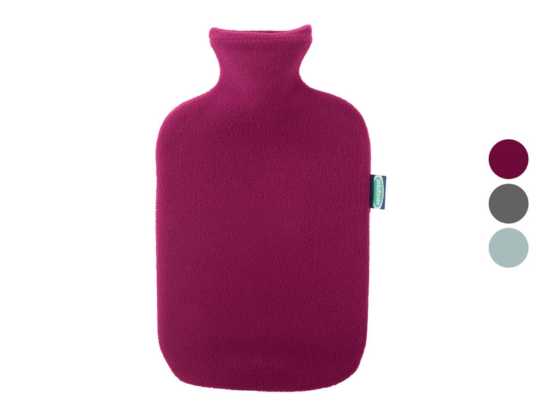 Eine rosa Wärmflasche aus Fleece von Sensilis