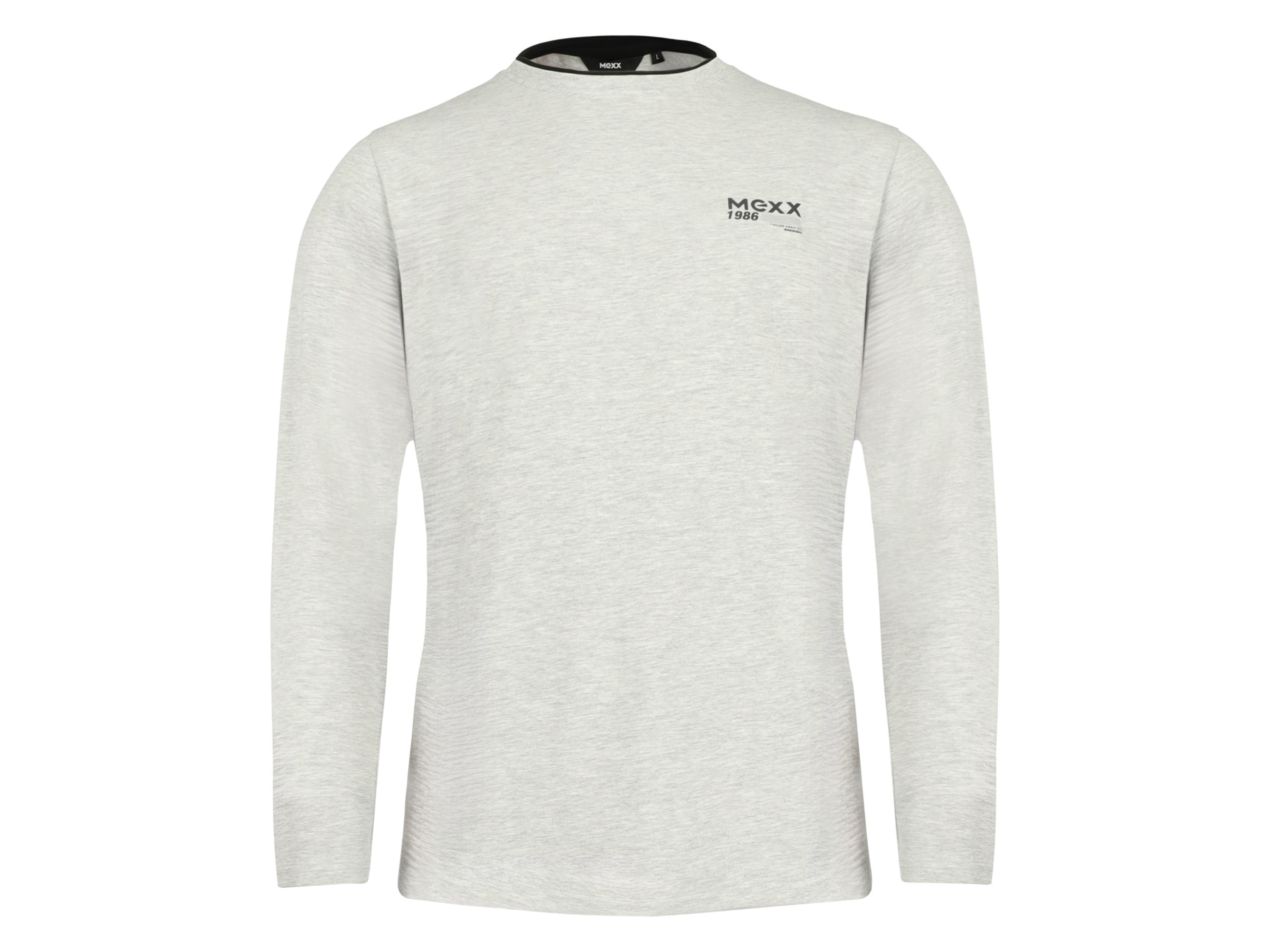 Thumbnail - MEXX Herren Jersey-Pyjama, 2-teilig (grau/schwarz, L)