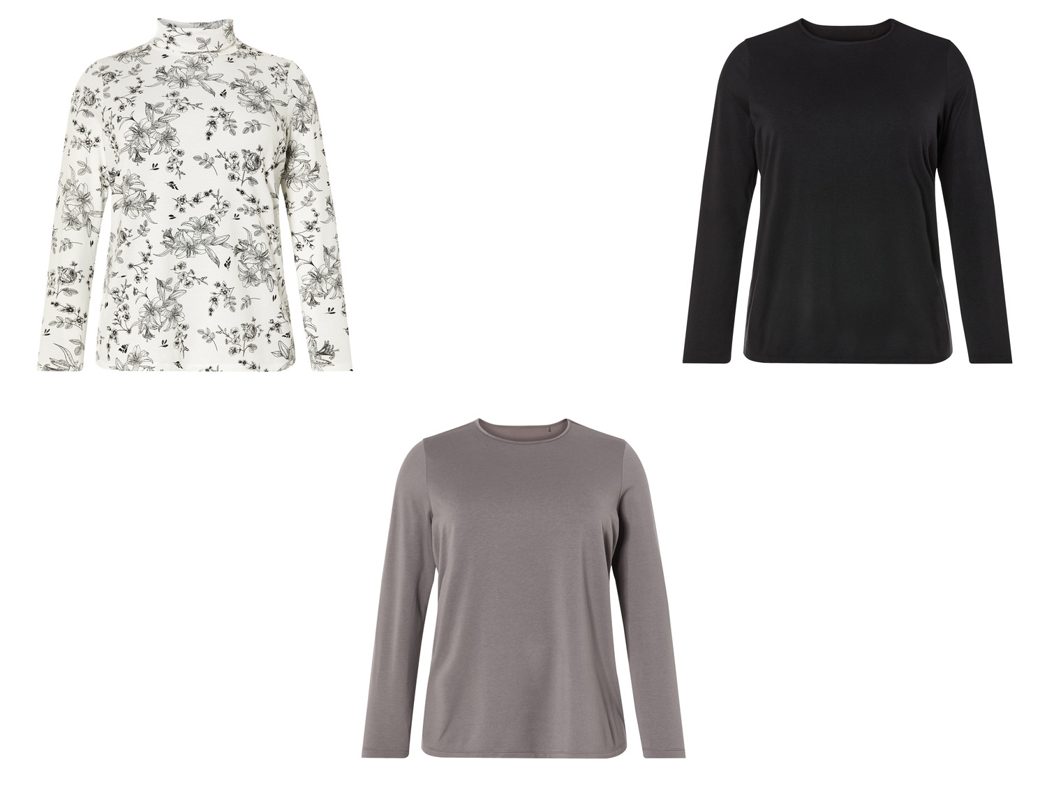 TACVASEN Damen Thermo Langarmshirt - Innenfleece Unterwäsche Für Sport & Alltag