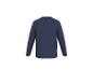 Dunkelblaues Langarm-Sweatshirt für Herren, Rückansicht