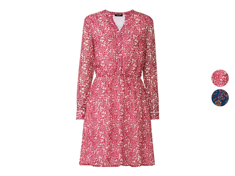 Gehe zu Vollbildansicht: esmara Damen Kleid, in leichter Chiffon-Qualität - Bild 1