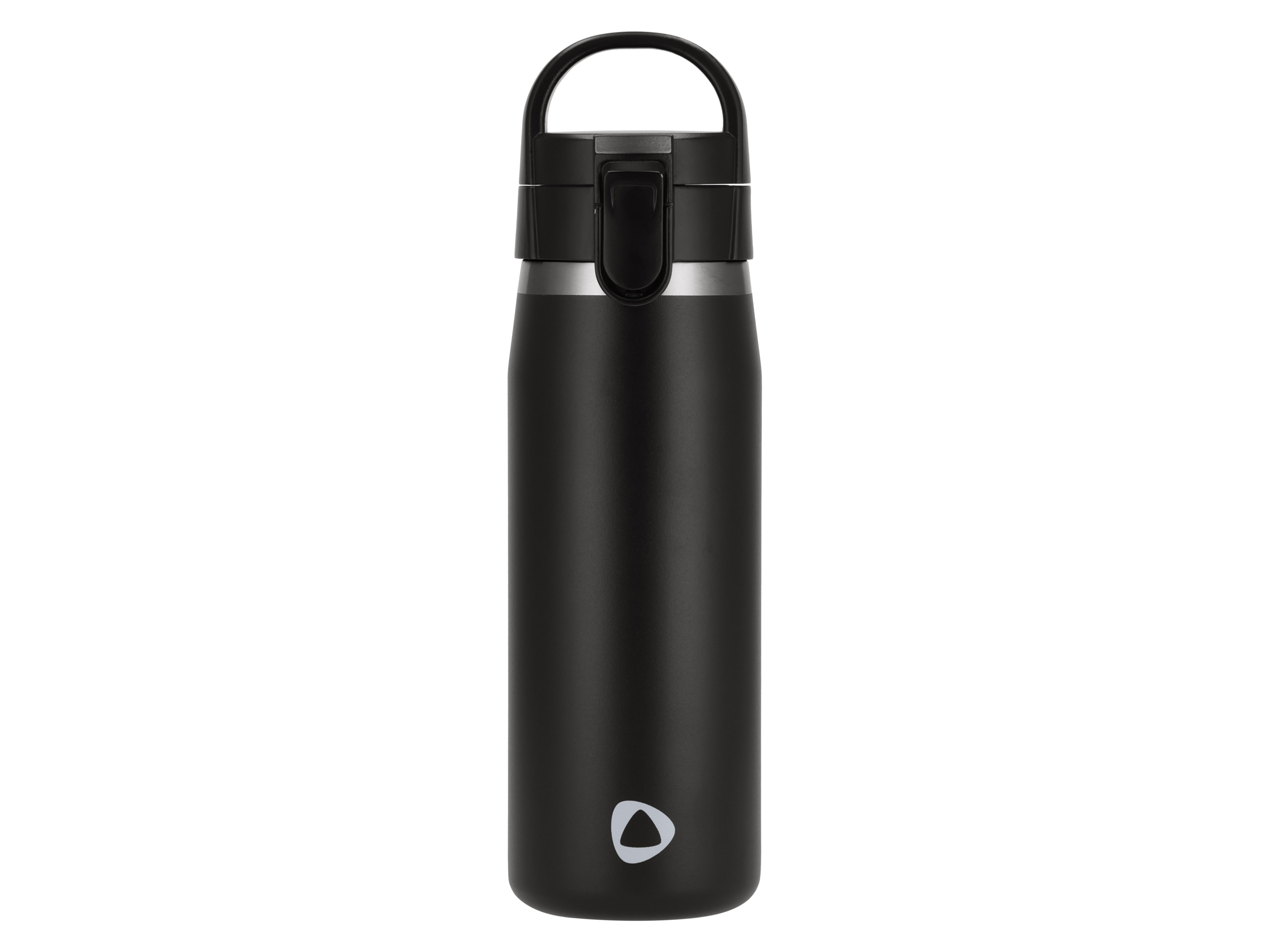SILVERCREST® Edelstahl-Trinkflasche, 1l (Schwarz)