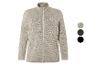Beige Fleecejacke mit Reißverschluss, in verschiedenen Farben erhältlich.
