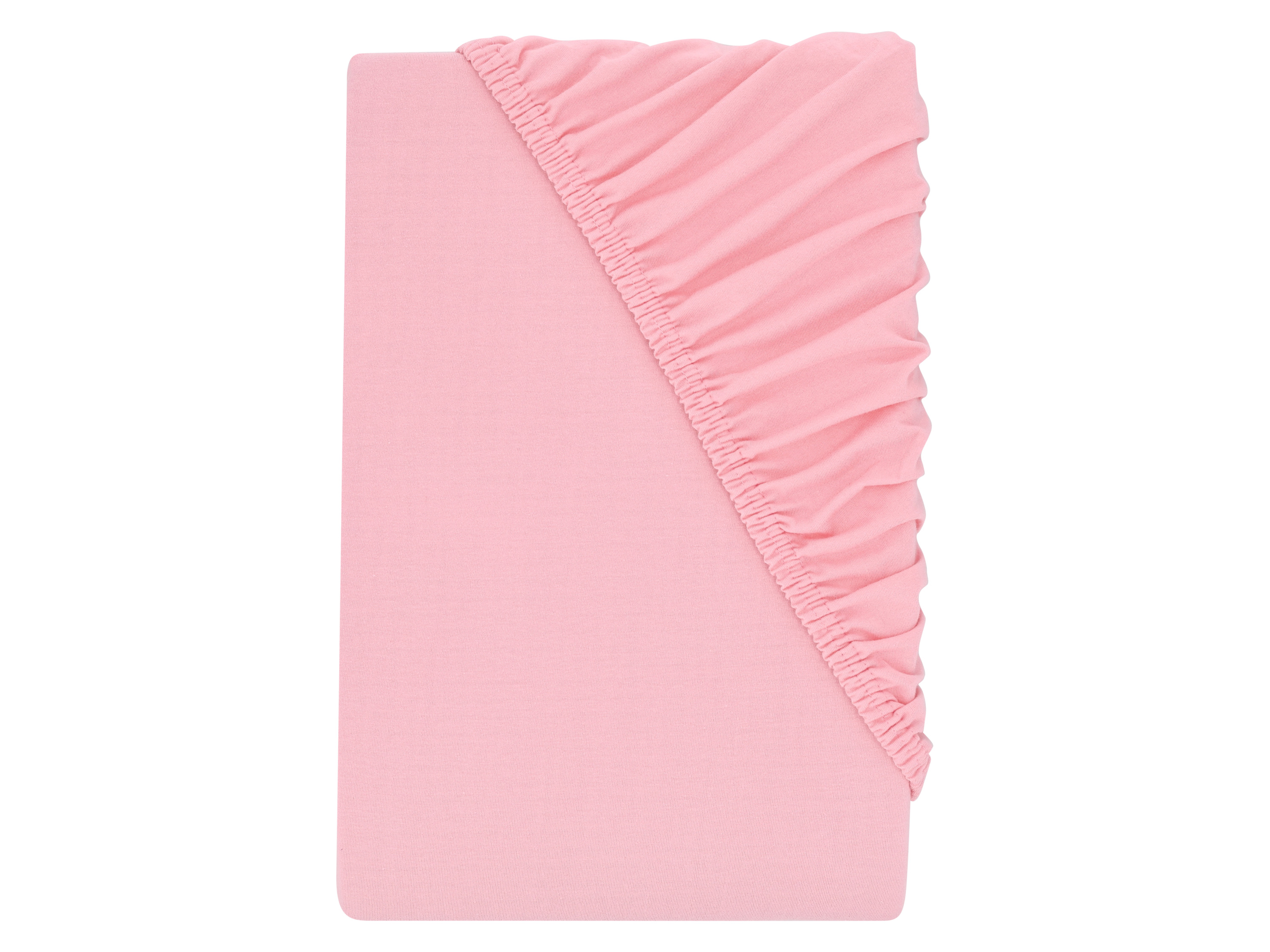LIVARNO® Jersey-Spannbettlaken, 180-200 x 200 cm (Rosa)