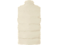 Beige Steppweste, Rückansicht