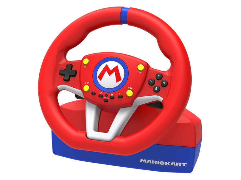 Gehe zu Vollbildansicht: HORI Mario Kart Racing Wheel Lenkrad Pro MINI für Nintendo Switch - Bild 3