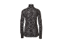 Langärmeliges Damen-Sportshirt mit Leopardenmuster, Rückansicht