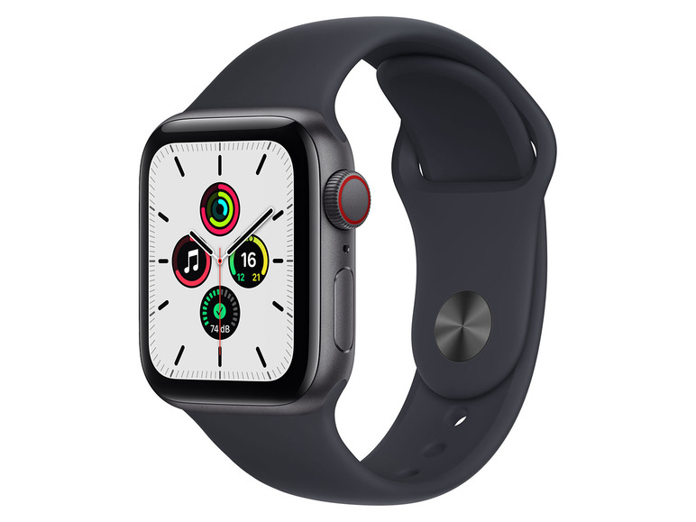 Gehe zu Vollbildansicht: Apple Watch SE GPS + Cellular intelligente Uhr mit Sportband - 32 GB - Wi-Fi, Bluetooth - 4G - Bild 44