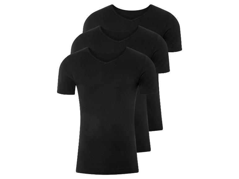 Herren Feinripp-Unterziehshirts, 3 Stück