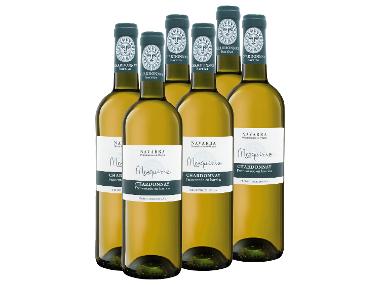 6 x 0,75-l-Flasche Weinpaket Mezquiriz Chardonnay DO trocken, Weißwein