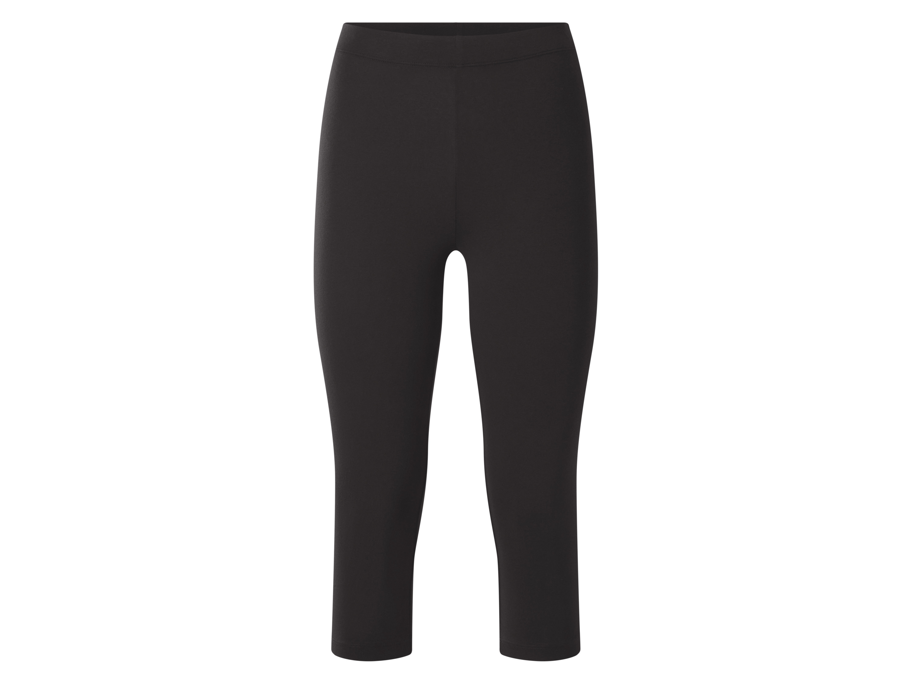 ESMARA® Damen Capri-Leggings (Schwarz, S(36/38))