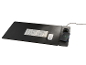 Schreibtischunterlage mit integrierter kabelloser Ladestation, Tastatur, Maus und Smartphone