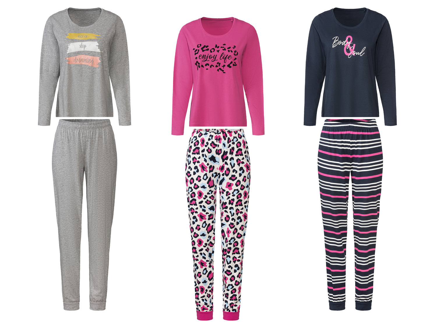 esmara® Damen Pyjama mit Baumwolle online kaufen