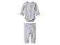 Graues Babykleidungsset mit Body und Hose