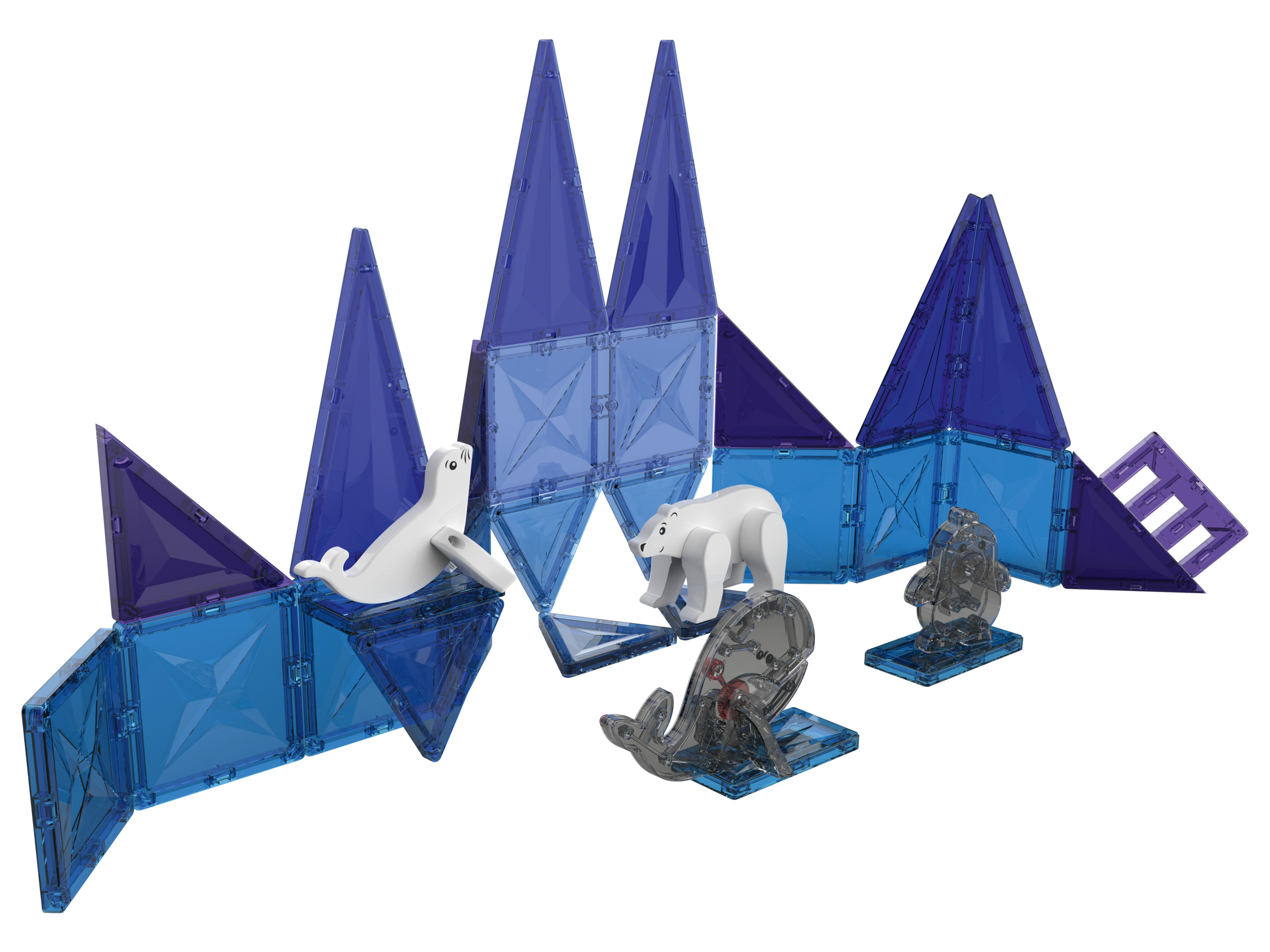 Thumbnail - lupilu® Magnetbausatz »Eiswelt / Gebäude« (Eis Welt)