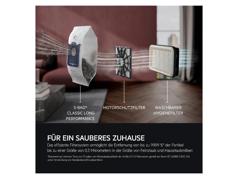 AEG Staubsaugerbeutel, Motorschutzfilter und waschbarer Hygienefilter