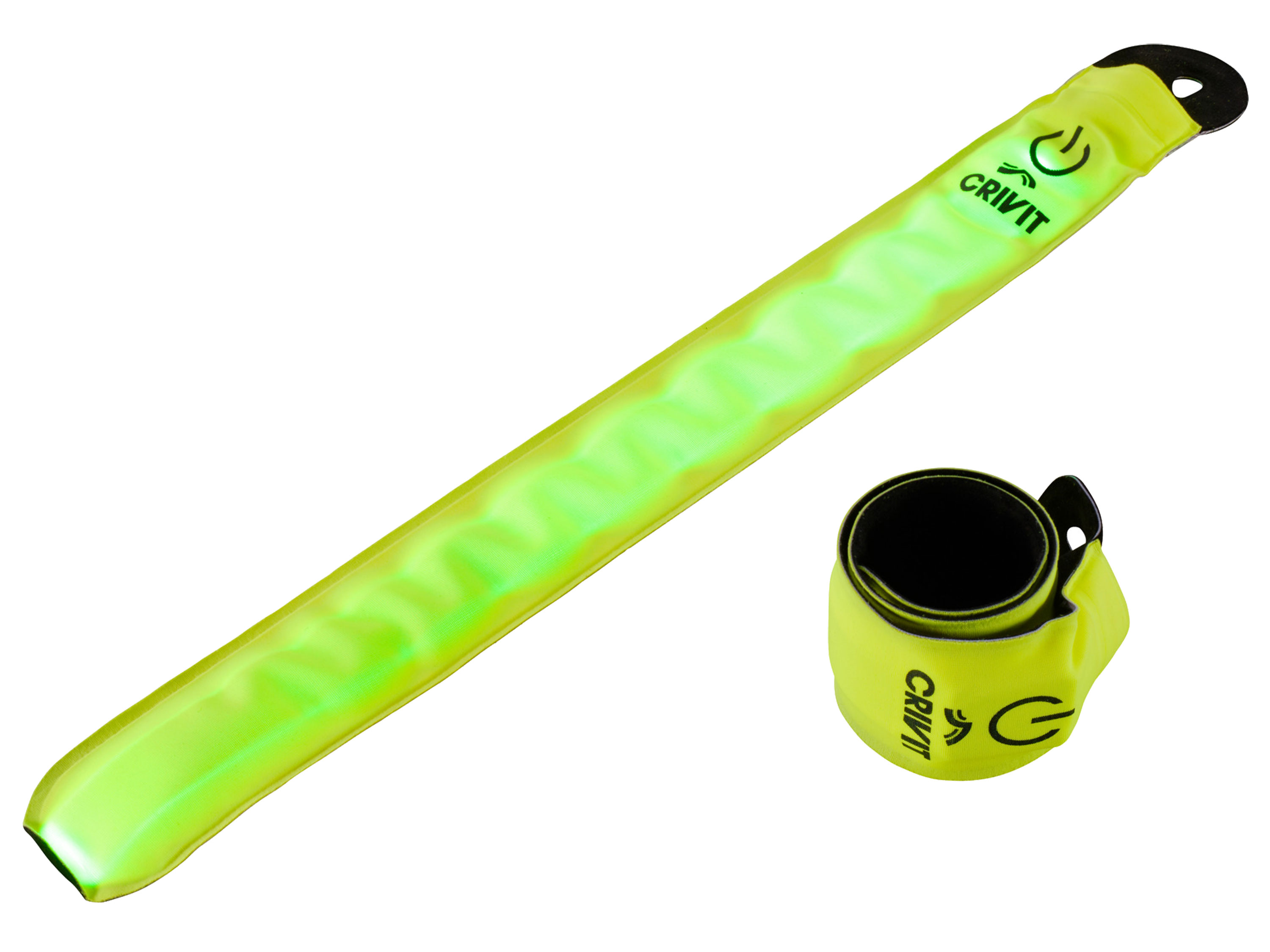 CRIVIT LED Lauflichter Set (2er-Set LED-Schnappbänder) | 04335815028021