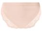 Hellrosa Damenslip mit zarter Spitzenborte an den Seiten.