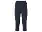 Dunkelblaue Capri-Leggings mit elastischem Bund.