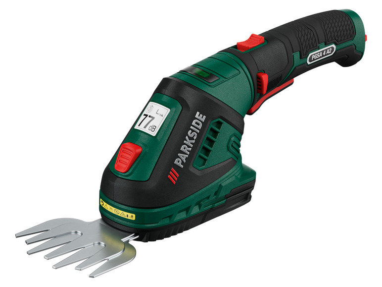 PARKSIDE® 4 V Akku-Gras Strauchschere »PGSA und um Softgriff drehbarer A2«, 180° 4